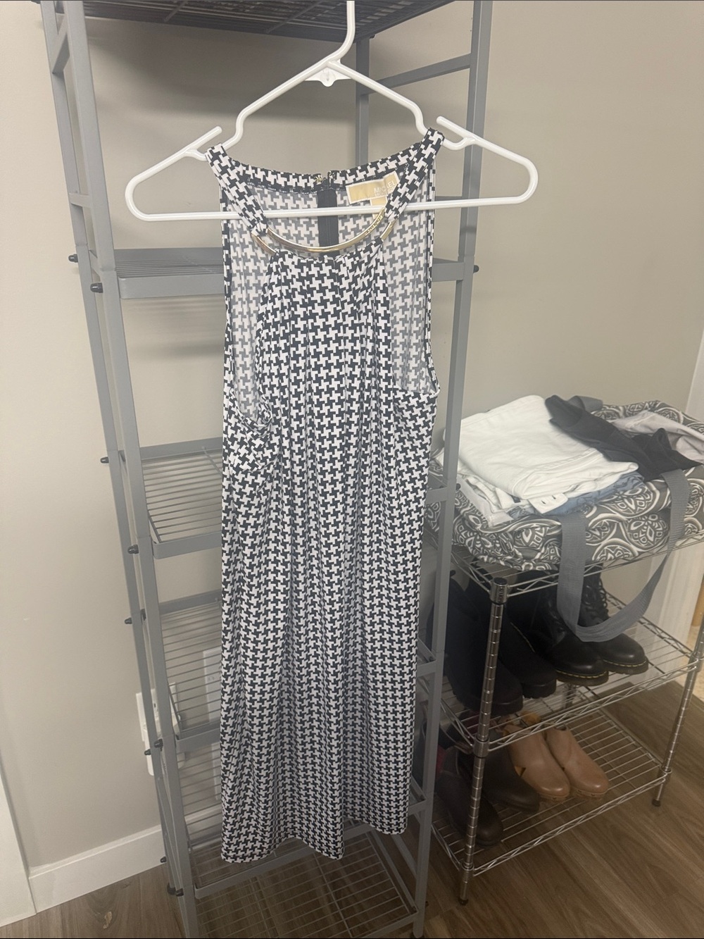 Black and white dress